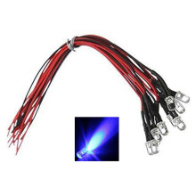 10 stuks 5V-12V LED-indicatoren, voorgemonteerde LED-verlichting voor speelgoedvoertuigen, inclusief stekkerontwerp en eenvoudige installatie.