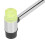 Mini maillet en caoutchouc double-face 2,5 cm/27,3 cm 260 g 11