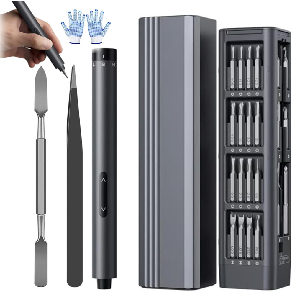 44-In-1 Precision Screwdriver Set With Case, 2026 New 3.7V Mini Electric Screwdriver, Magnetic Tips, High Torque Â Compatible With Electronics, 9152228677470