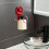 No-Drill Suction Cup Toothbrush Holder, Wall-Mounted, Space-Saving, Compatible with All Toothbrushes, White, 1pc 4