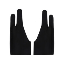 2PCS Two Finger Anti-fouling Glove Drawing & Pen Graphic Tablet Pad For Artist