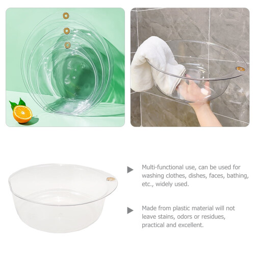 Plastic Multi-use Washing Basin Face Thicken Washing Basin Clothes Washing Basin 1