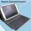 Capa universal com teclado para tablets de 9 a 11 polegadas. 2