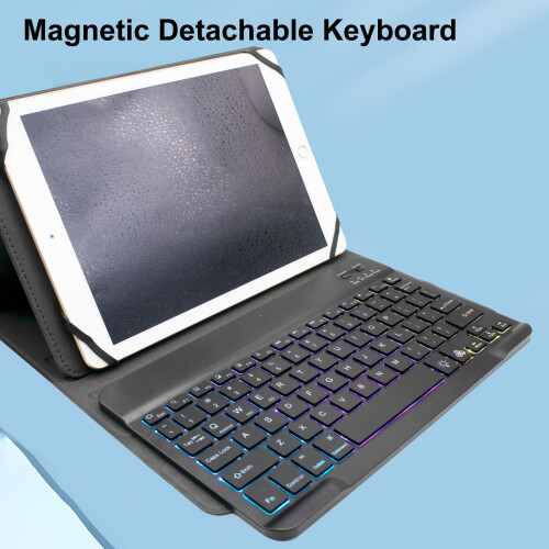 Capa universal com teclado para tablets de 9 a 11 polegadas. 1