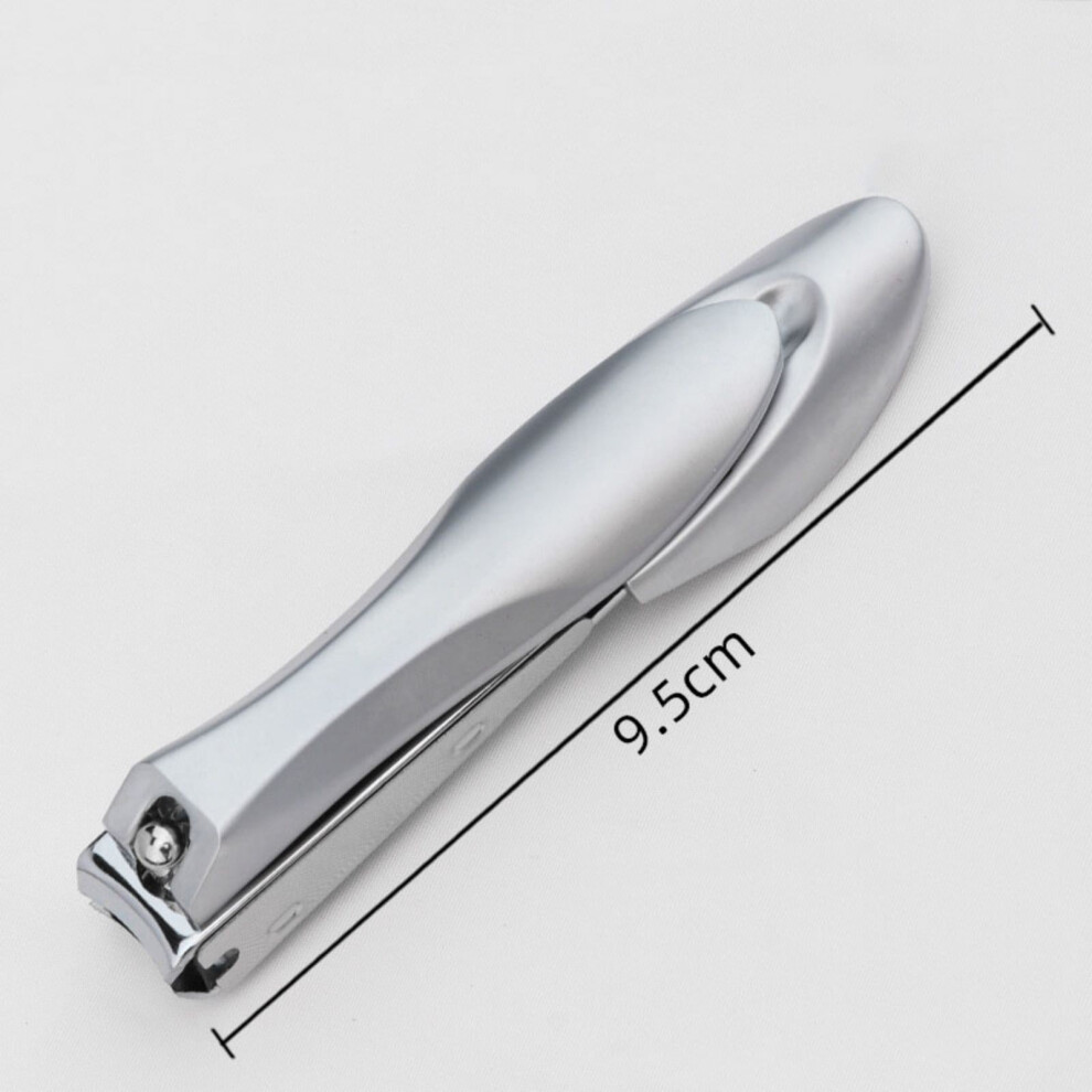 XiYing Stainless Steel Nail Clippers with Built-In File, Nano Precision Blade for Effortless Trimming, Manicure and Pedicure Care, 1 Count