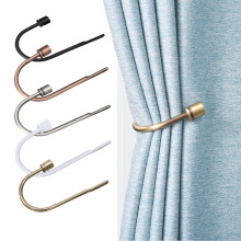 XiYing Wall Mounted Curtain Tieback Hooks, Metal Alloy Drapery Holdbacks, Set Of 2, Decorative Window Hardware for Living Room