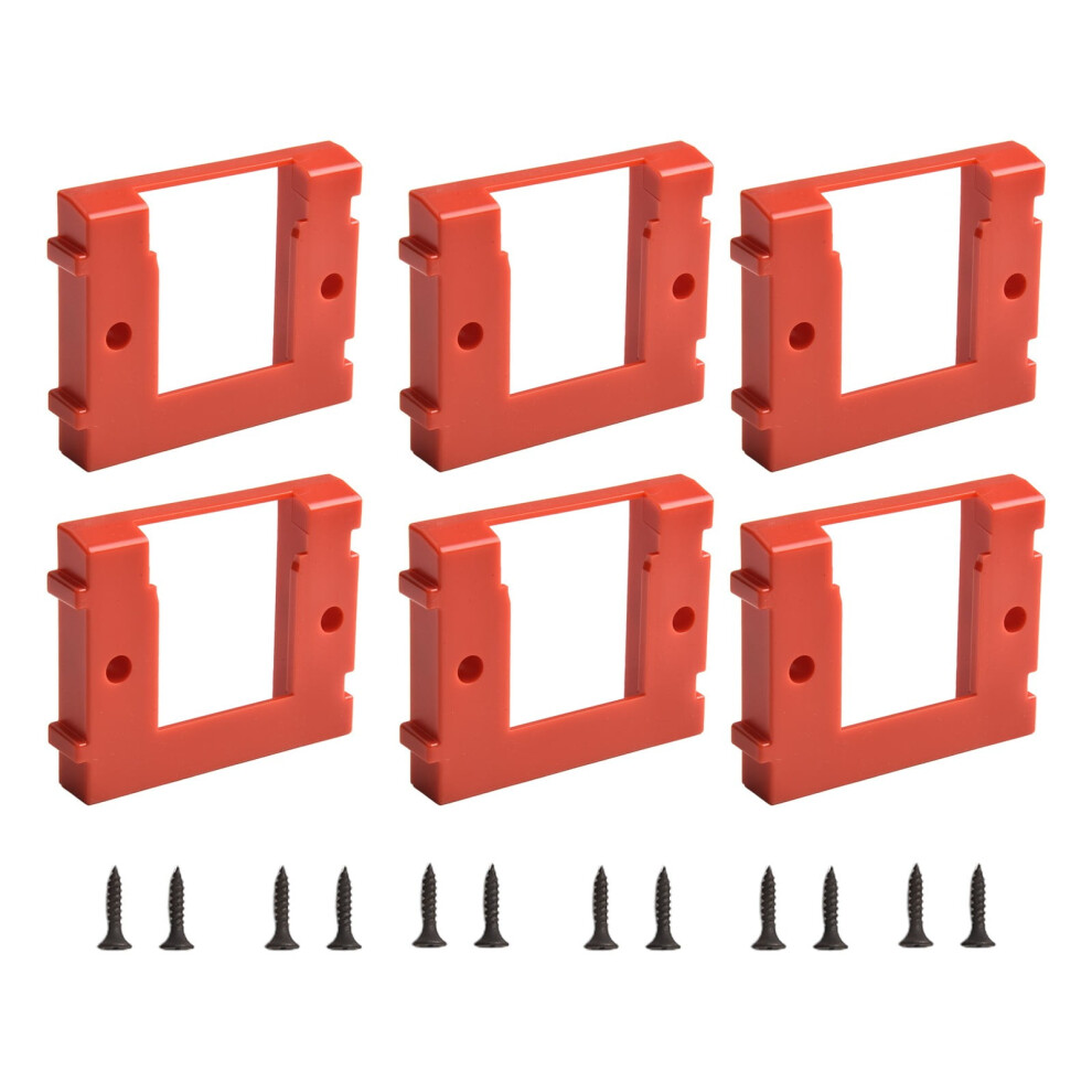 6 Pcs Battery Holder Wall Mount Battery Dock Holder For Einhell Power X-Change 9327961823532