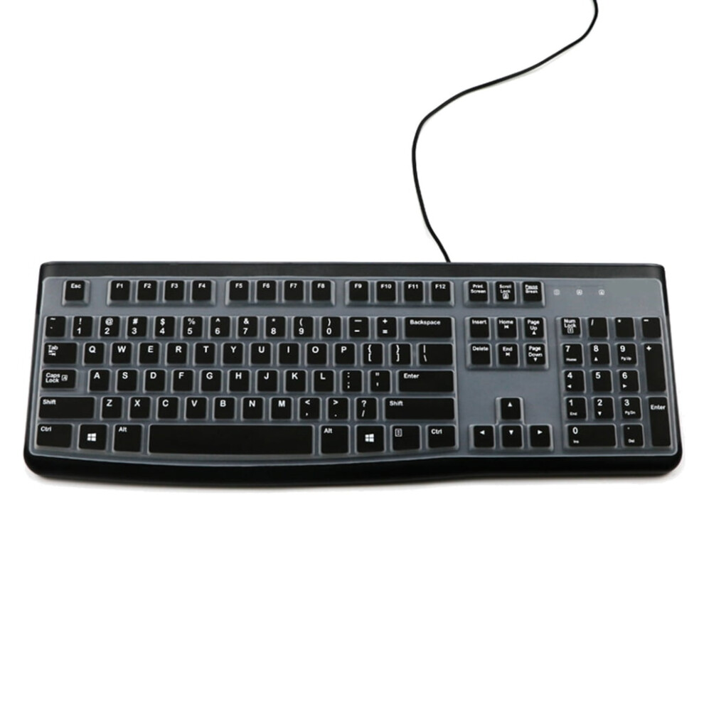 Tizuqe Keyboard Cover Thin Silicone Keyboard Cover For K120 Mk120 Corded Keyboard 9327961823440