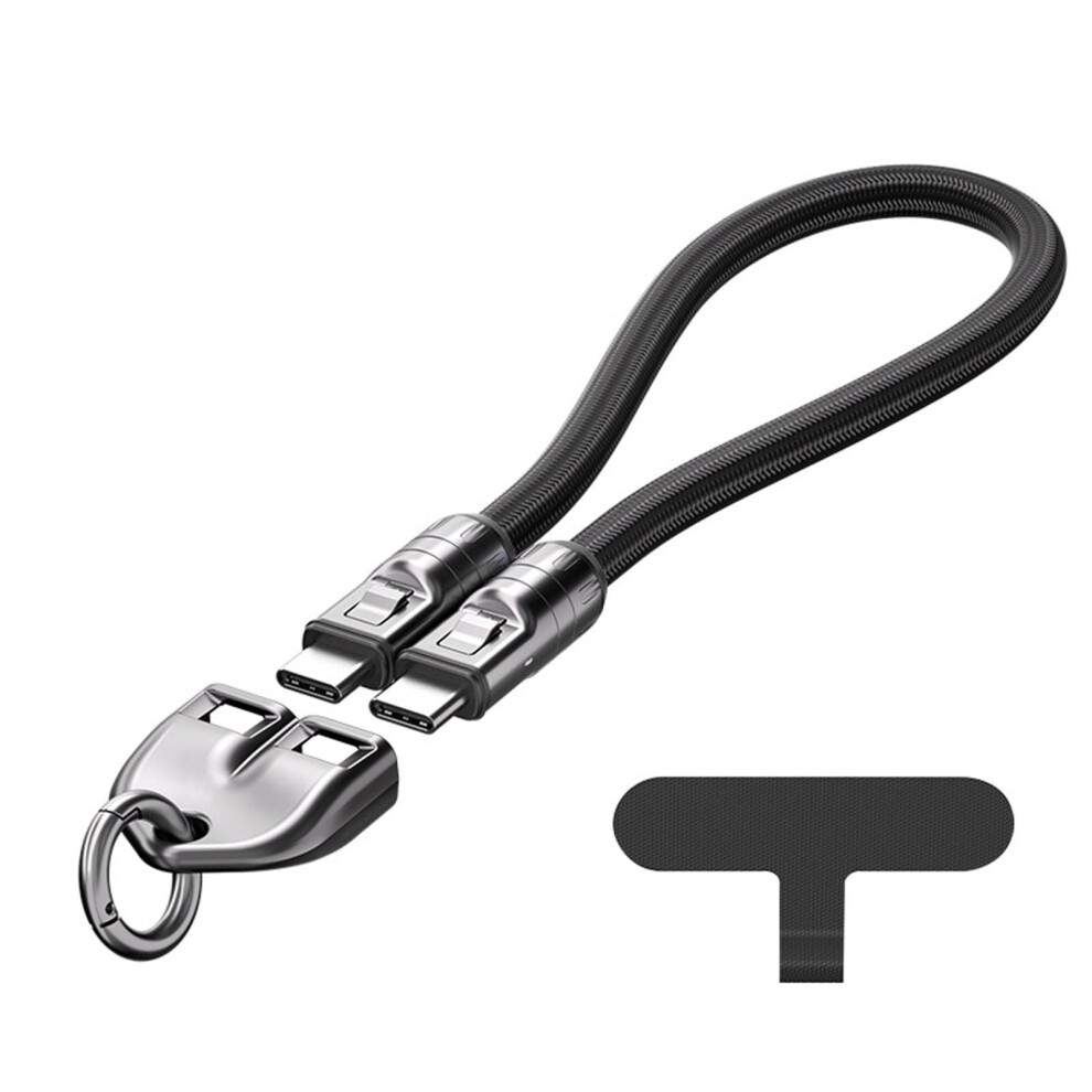 240W Usb-C To C Charging Cable, 5A Fast Charger With Wearable Bracelet Design & Crossbody Wrist Strap Â Compatible With Usb-C Devices 9152228676367