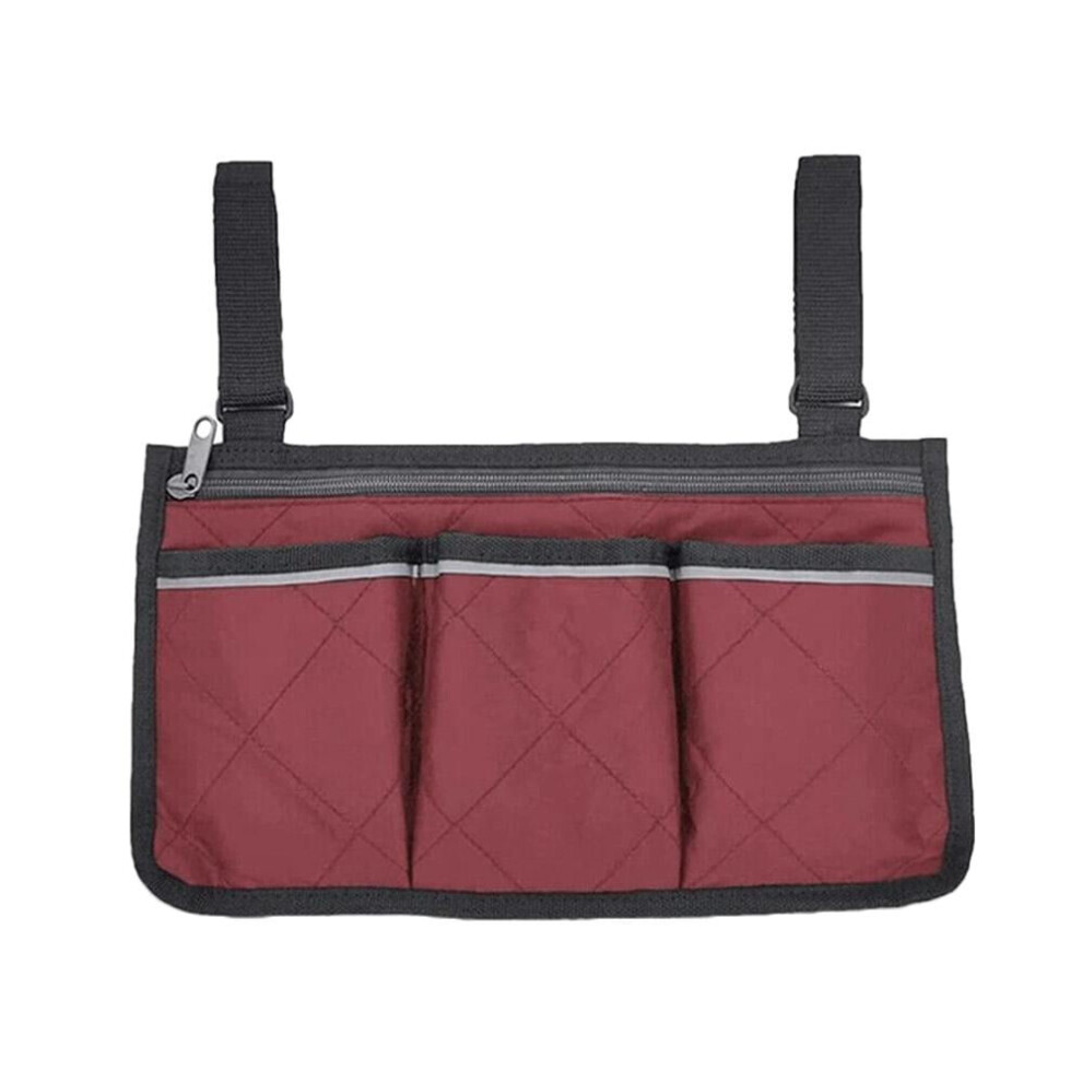 Wheelchair Pouch Side Pocket,Electric Power Wheelchair Cup Attachment,Wheelchair Pouch Pen S Armrest Accessories With