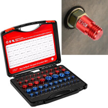 Metric Imperial Bolt Nut Gauge Tool Wear Resistant Precise Nut Bolt Thread Checker for Plumber Machinist Handymen