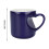 Herzförmiger Sublimationsbecher mit Alien-Pärchen-Motiv, blau 1