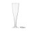 Disposable Champagne Glasses Crystal-like Plastic 25-pack 2