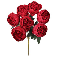 Aanbieding: Kunstbloemen voor buiten, geconserveerde rozen, A voor Moederdag of Valentijnsdag. Een glazen koepel met geconserveerde bloemen.