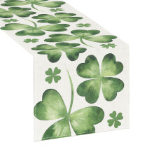 Chemin de table Ă carreaux Buffalo avec gnome, 13 x 71 pouces
