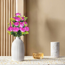 Bouquet de fleurs artificielles réaliste pour la décoration intérieure
