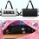 Borsa da ballo/balletto per ragazze, mini borsa da viaggio in PU, rosa e argento 2