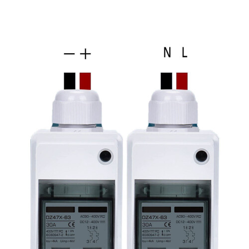 Pv-afbryder DC/Ac 30A IP65 Afbryder til solpaneler, 16A 2