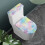 Σετ καλύμματος τουαλέτας Macaron Tie-Dye 2 τεμαχίων με ελαστική άκρη 2