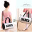 Borsa da ballo/balletto per ragazze, mini borsa da viaggio in PU, rosa e argento 7