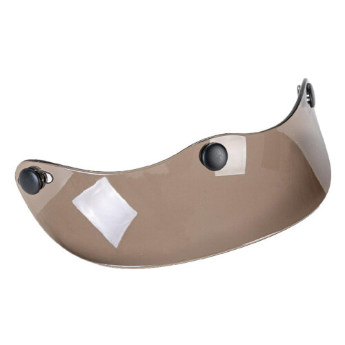 Helmet Peak Shield Easy Installation Sun Protection Vintage Direct Replace Transparent Brown 1