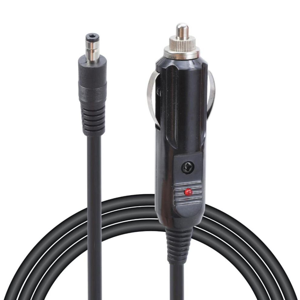 Dc5.5x2.1mm Car Charger Power Cord 15A Powerful For 12V 24V Devices With Led 9482726297680