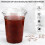 Eiskaffeebecher aus Kunststoff mit Trinkdeckel, 473 ml, 100er-Set 4