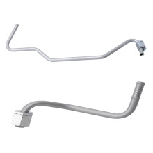 2pcs Transmission Cooler Lines on Radiator for Jeep for Grand Cherokee 1999-2003 52079753AA 52079753AB
