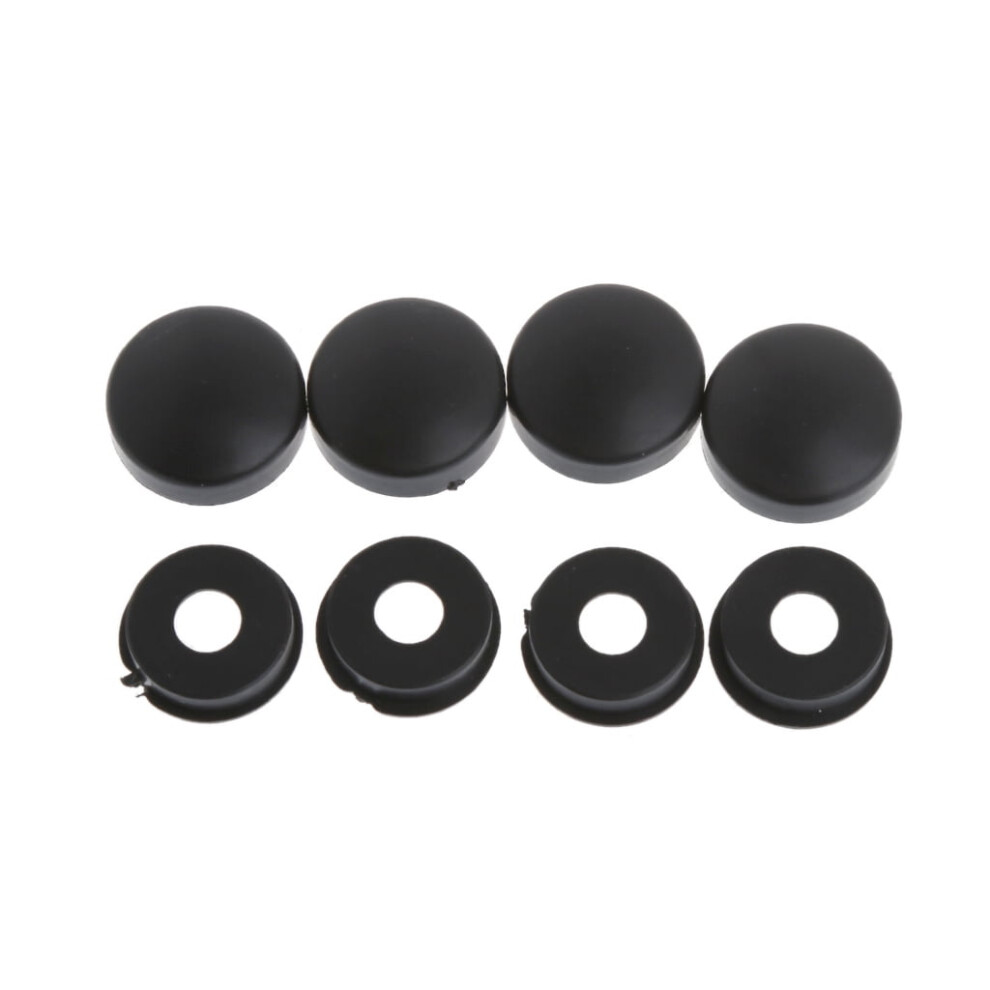 8Pcs Car Truck License Plate Bolts Frame Fixed Fasteners Screws Plastic Nut Cap Security Plate Mounting Screws 9482726298311