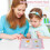 Transparent Sticker Organizer Binder with 90 Pockets and 7