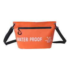 Waterproof Crossbody Bag Pouch Waterproof Dry Bag for Travel Rafting Fishing Orange