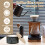 Wooden Coffee Filter Holder with Lid 1 Pack 2