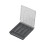 Silverware container with lid 5-compartment plastic 2