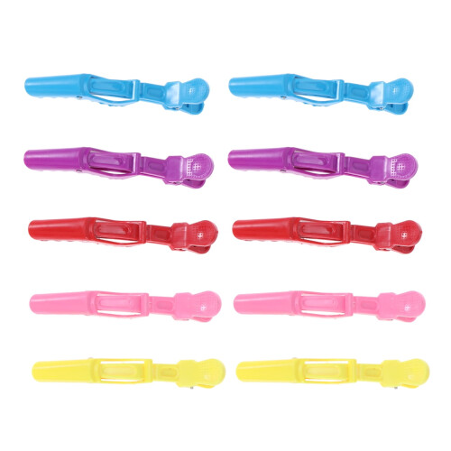 NICEXMAS Alligator Hair Clips Blue 10 pcs 1