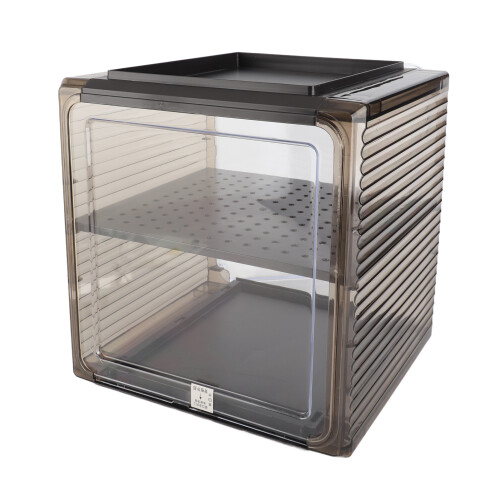 Multi Function Acrylic Water Bottle Storage Cabinet Dustproof Multi Tier Organizer Easy To Clean Compact Sturdy Design Home Kitchen Organizer 2