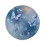 Round Placemat Set Blue Butterflies 15.4 inch Polyester 2