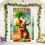 Πασχαλινό πανό πόρτας με κουνέλι 71x35 ίντσες 1 τεμάχιο 2