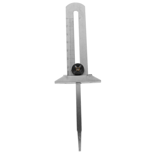 Automotive Tire Tread Depth Gauge Silver 2