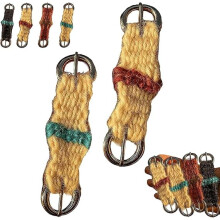 Llavero de cincha mini, llavero de mohair, llaveros de cincha de mohair, llavero vaquero occidental, regalo ecuestre para jinetes A