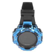 Sportuhr Digital, 5Bar wasserdicht, großes LED-Display, Blau für Herren