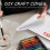 White Craft Foam Cones 15cm 12pcs 7