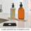 Stainless Steel Faucet Cover Set 2 pcs Black Rectangular 8