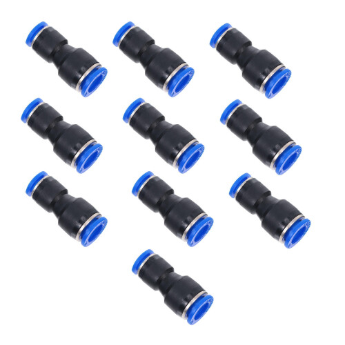 Black Plastic Airline Fittings Adapter 10 pcs