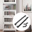 Concealed Flip-up Cabinet Slide Set with Buffer 2