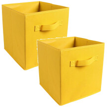 6/4/3/2/1pcs Collapsible Storage Cubes, 11", Heavy-Duty Fabric Bins with Handles, Multi-Color, for Shelves, Closet, Utility & Storage Rooms