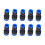 Black Plastic Airline Fittings Adapter 10 pcs 5