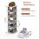 Shoe Rack Vertical Foldable 6-Tier Narrow 2