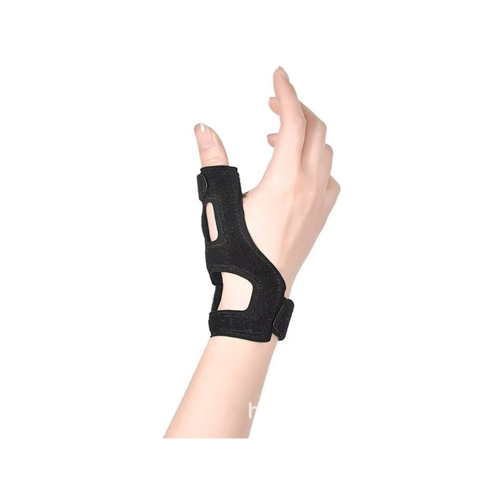 Black Carpal Tunnel Wrist Brace With Thumb Support, Removable Spica Splint For De Quervain's, Cmc Tendonitis, Sprain Â One Size, Left/Right,