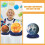 Planet Theme Honeycomb Centerpiece 10pcs 4