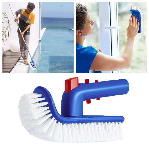 Pool Cleaning Brush Pool Step Brush 180 Rotating Handle Decontamination Angle Cleaning Brush 1
